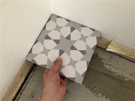 How To Lay Medium Sized Square Tile Tutorial And Week 3 One Room