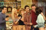 Post Chandler Bing Courteney Cox David Schwimmer Fakes Friends Jennifer Aniston Joey