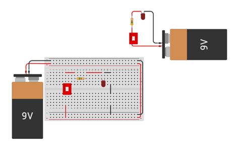 Circuit Design Basic Led Circuit Using Switch Breadboard Copy