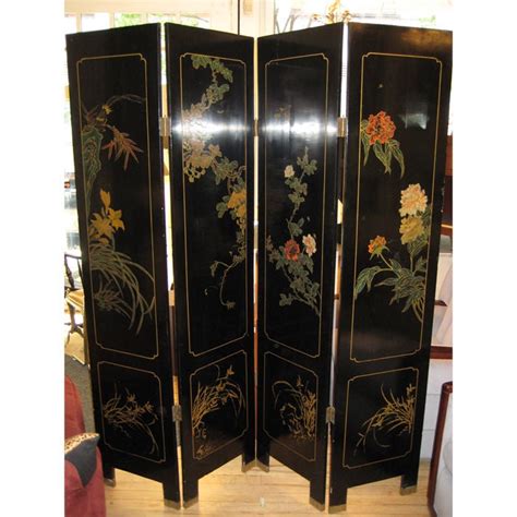 If you've ever visited japan, or a tsuitate (衝立) is a single panel entrance screen. Dual Sided 4 Panel Asian Screen, Japanese Room Divider at ...