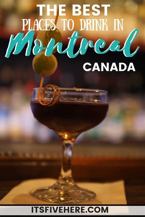The Best Places to Drink in Montreal Right Now | Montreal nightlife ...