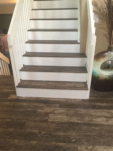 Lvp Floors And Stairs By Custom Flooring Specialists Stairs Stairs