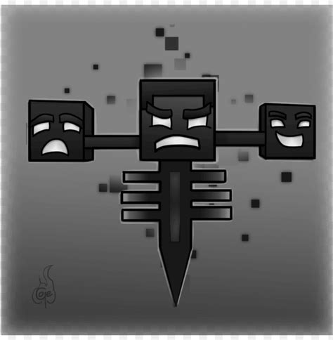 Minecraft Wither Drawing Wither Minecraft Png Transparent With Clear