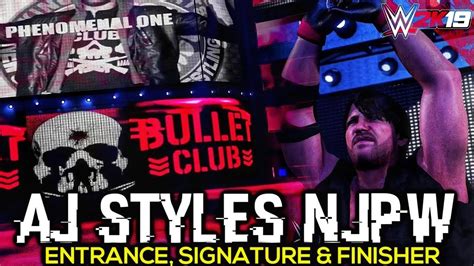 AJ Styles Bullet Club NJPW WWE 2K19 PC Mods YouTube