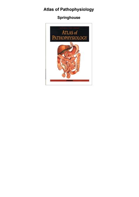 Atlas Of Pathophysiology Pdf By Donald Fricke Issuu