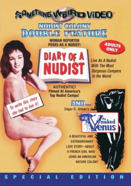 Diary Of A Nudist The Naked Venus DVD Walmart Com