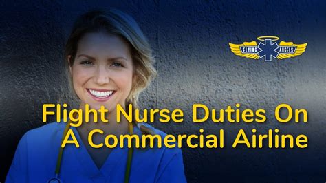 Flight Nurse Duties On A Commercial Airline Youtube