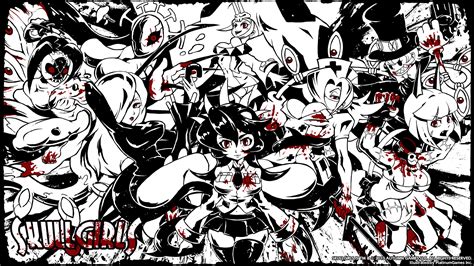 filia samson valentine ms fortune cerebella and 6 more skullgirls drawn by yamanaka