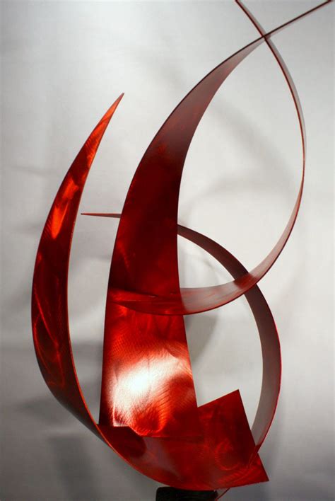 Check spelling or type a new query. Wilmos Kovacs - Modern Abstract In-Outdoor Metal Sculpture Rainbow Art Décor - W899 - Table ...