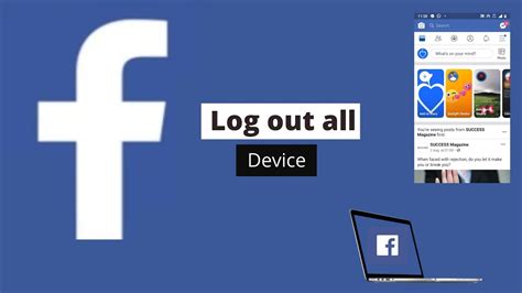 How To Log Out Of Other Devices From Facebook App Youtube