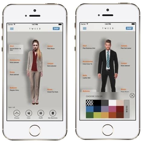 It doesn't necessarily have to be a piece of clothing, it could be a mood board. Free Tweed Fashion App To Mix And Match Your Wardrobe