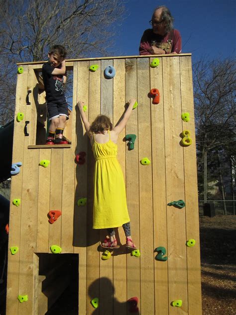 Kids Climbing Structure Outside Landscape Architects
