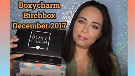 Boxycharm December Birchbox Unboxing Nov Dec Youtube