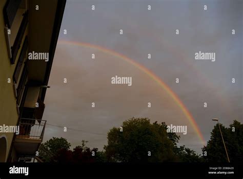 The Rainbow after the storm Stock Photo - Alamy