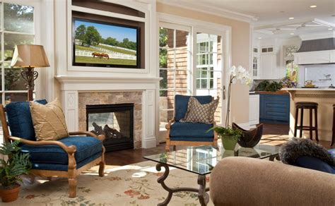 Discover design inspiration from a variety of living rooms, including color, decor and storage options. traditional-living-room-furniture-arranged-around ...