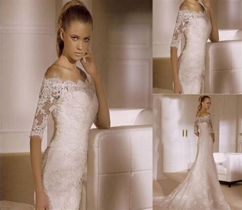 New 2014 Ivory White Wedding Dress With Illusion Sleeves