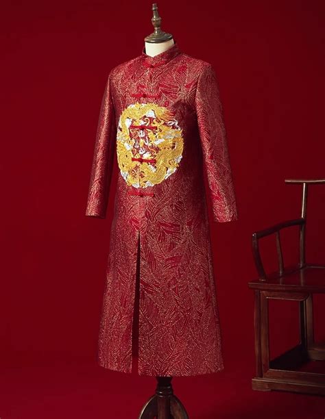Винтаж Свободные Cheongsam традиционное китайское свадебное платье красный атлас Qipao Вышивка