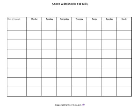 9 Best Images Of Free Printable Blank Chart Templates Free Printable