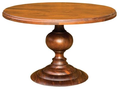 Free delivery and returns on ebay plus items for plus members. 48" Round Pedestal Dining Table - Dark Oak - Traditional ...