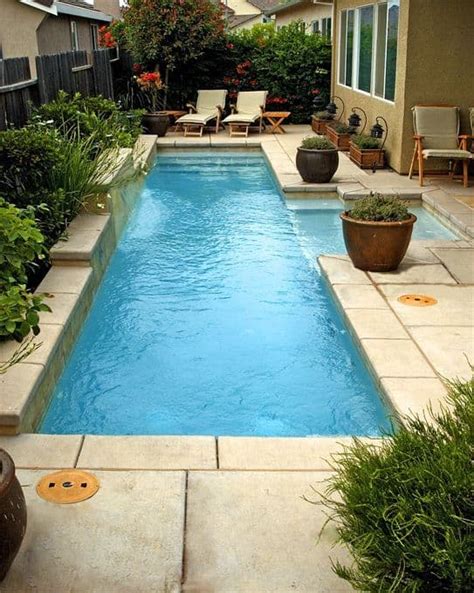 Source circular pools are common for small backyards, or in patios. Level Up Boring Backyards With Creative Pool Ideas | Yard ...