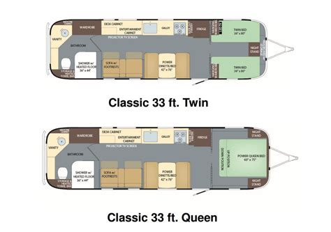 Airstream Floor Plans Mens Walk In Closet