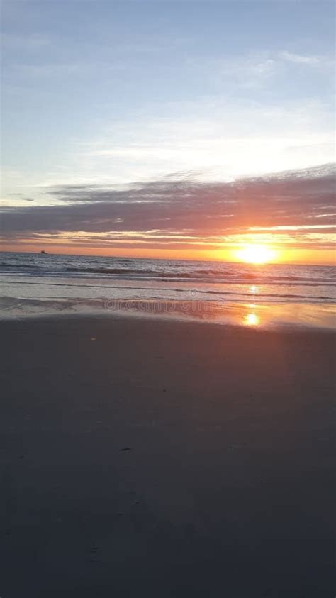 Early Morning Jacksonville Florida Beach Stock Photo Image Of Florida