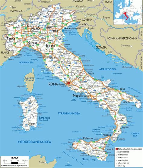 Detailed Political Map Of Italy Ezilon Maps Porn Sex Picture