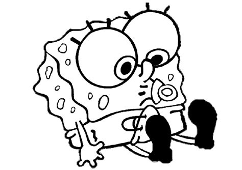 Baby Spongebob Printable Coloring Page Funchap Baby Spongebob