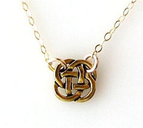 Items Similar To Round Celtic Necklace Celtic Knot Necklace