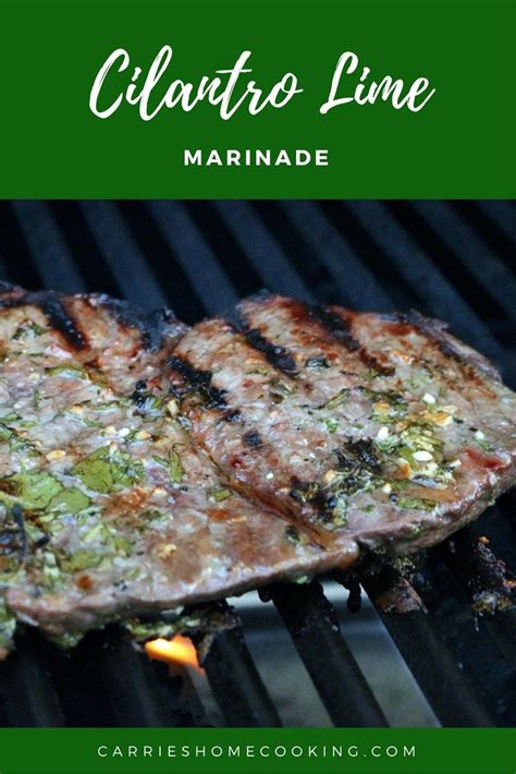 Seal the bag or cover bowl and place in the fridge to marinate for 30 minutes, or up to 24 hours. Cilantro Lime Marinade | Cilantro lime marinade, Fish ...