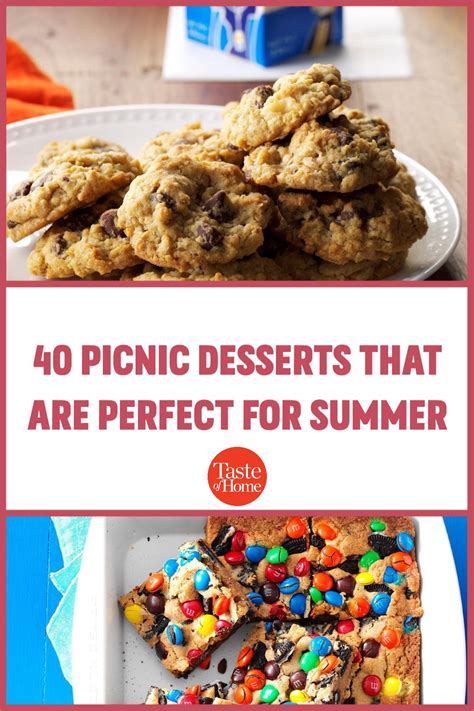 These 40 Dessert Recipes Are Perfect For Your Summer Picnic Picnic