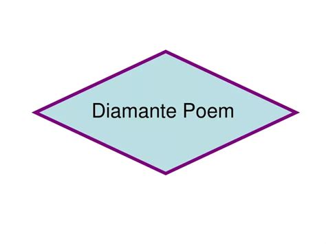 Ppt Diamante Poem Powerpoint Presentation Free Download Id9397013