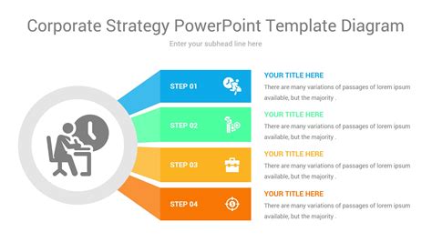 Corporate Strategy Powerpoint Template Diagram Ciloart