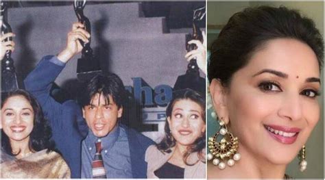 Madhuri Dixit Shares Throwback Pic With Shah Rukh Karisma Why
