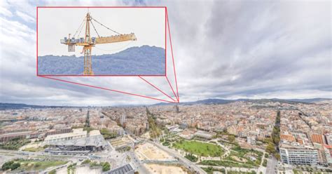 Gigantisches 360 Grad Panorama Von Barcelona Mit Atemberaubenden 45