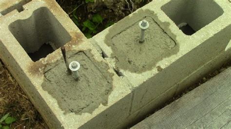 What kind of concrete do you use to fill cinder blocks?