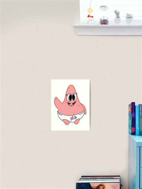 Baby Patrick Star Art Print For Sale By Flawlesscheese Redbubble