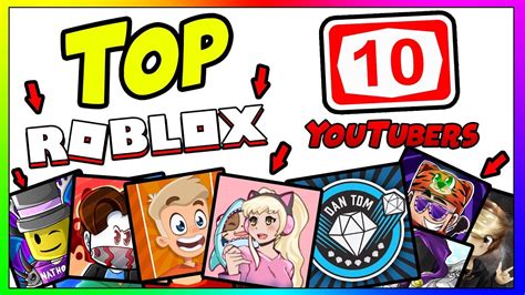 Top 10 Roblox Youtubers Best Roblox Youtubersstreamers Youtube