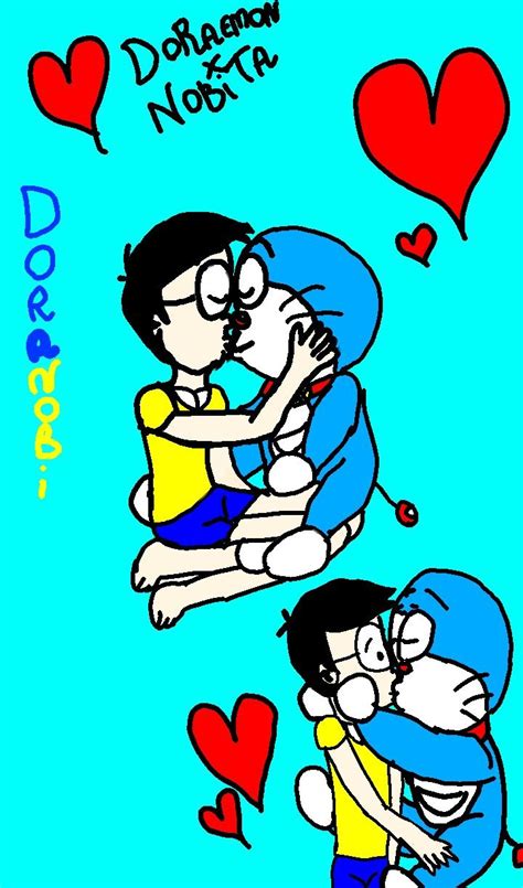 Doranobi Kiss Doraemon X Nobita Doraemon Cartoon Doraemon Cartoon
