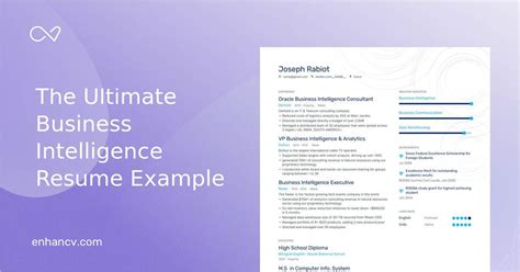 Intelligent systems conference (intellisys) 2021 will focus on areas of intelligent systems and artificial intelligence (ai) and intellisys is one of the best respected artificial intelligence (ai) conference. Business Intelligence Resume Examples + Expert Advice | Enhancv.com
