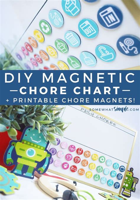Magnetic Kids Chore Chart Chores For Kids Diy Chore Chart Kids