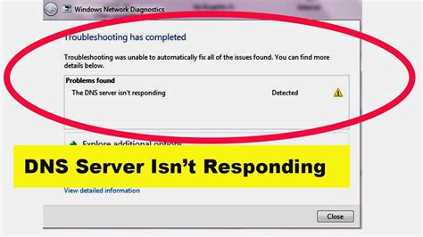 Fix DNS Server Is Not Responding Problem In Windows BENISNOUS