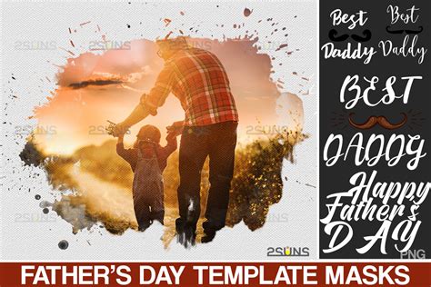 Fathers Day Watercolor Template Graphic By 2suns · Creative Fabrica