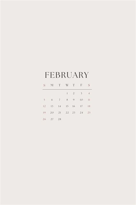 February Calendar 2023 February Calendar Calendar Background Study