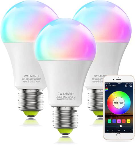 Smart Light Bulbs No Hub Required Magiclight A19e26 Wifi And Bluetooth