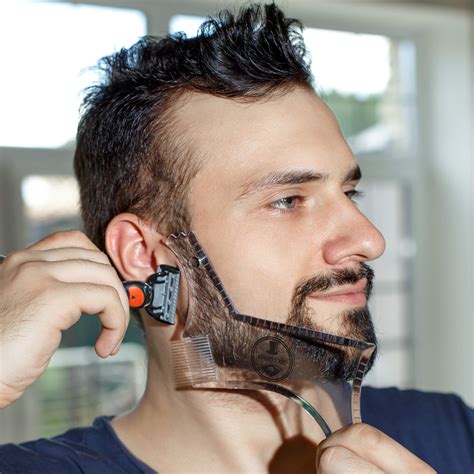 buy template shaper tool for beard shaping guide for men s beard styling and grooming with