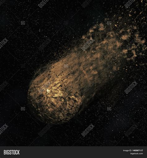 3d Render Asteroid Image And Photo Free Trial Bigstock
