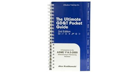 Ultimate Gdandt Pocket Guide Based On Asme Y145 2009 Based On Asme Y14
