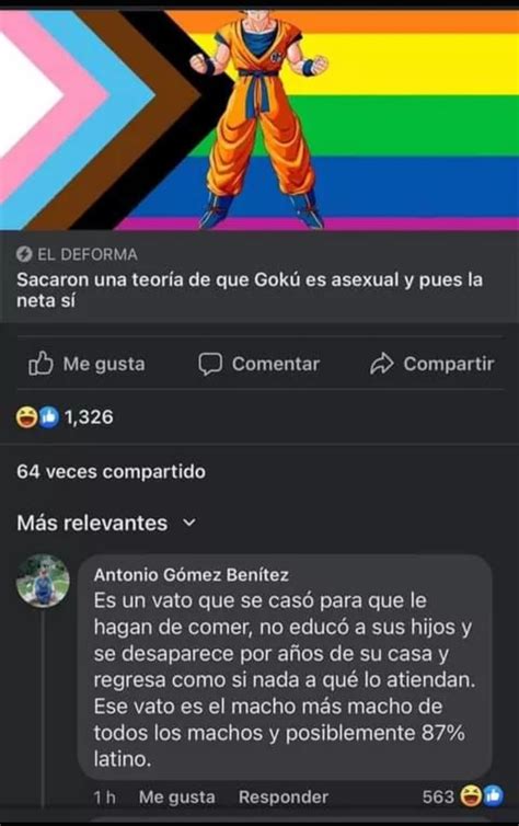 goku es asexual de latinoamérica o ambos meme subido por demoniac memedroid