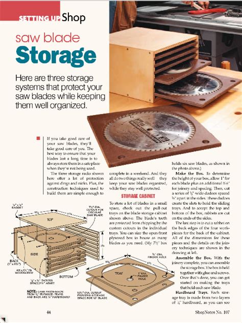 Determine and cut cabinet depth. Build this Saw Blade Storage Cabinet in a Weekend / Infinity Cutting Tools Blog